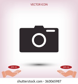photo camera vectoe icon