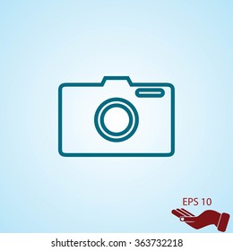 photo camera vectoe icon