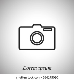 photo camera vectoe icon