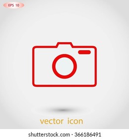 photo camera vectoe icon