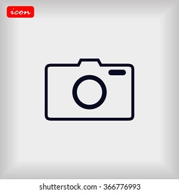 photo camera vectoe icon