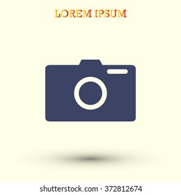 photo camera vectoe icon