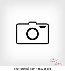 photo camera vectoe icon