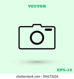 photo camera vectoe icon