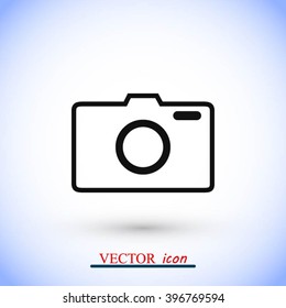 photo camera vectoe icon