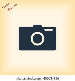 photo camera vectoe icon
