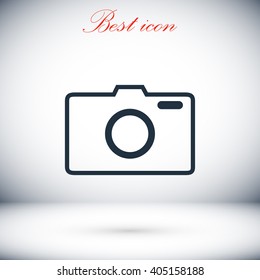 photo camera vectoe icon