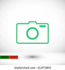 photo camera vectoe icon