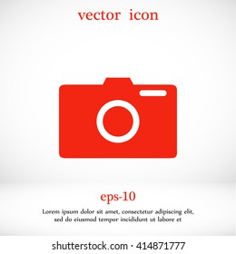 photo camera vectoe icon