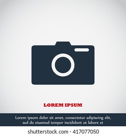 photo camera vectoe icon