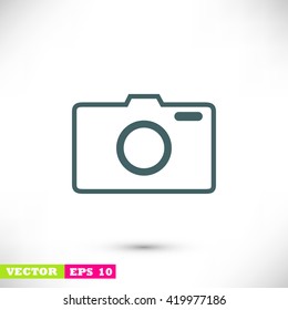 photo camera vectoe icon