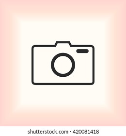 photo camera vectoe icon