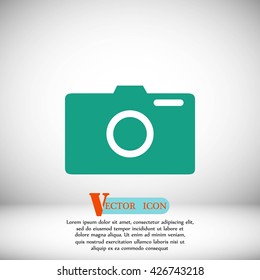 photo camera vectoe icon