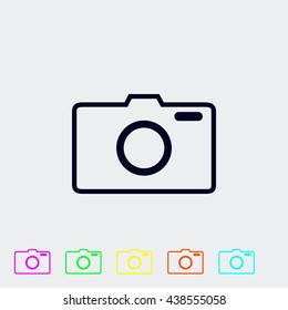 photo camera vectoe icon