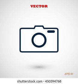 photo camera vectoe icon