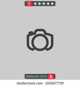 photo camera vector icon