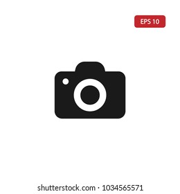 photo camera vector icon