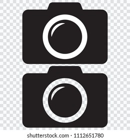 Photo camera vector icon