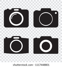 Photo camera vector icon