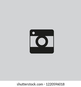 photo camera vector icon 