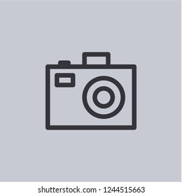 photo camera vector icon