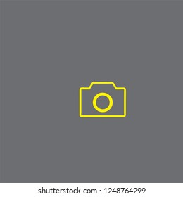 Photo camera vector icon 