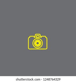 Photo camera vector icon 