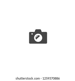 Photo camera vector icon