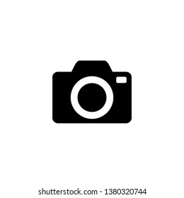 Photo camera vector icon