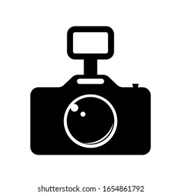 icono del vector de cámara fotográfica, icono del vector de cámara