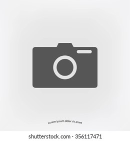 photo camera vector icon