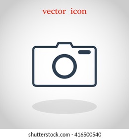 photo camera vector icon