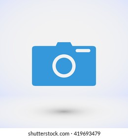 photo camera vector icon