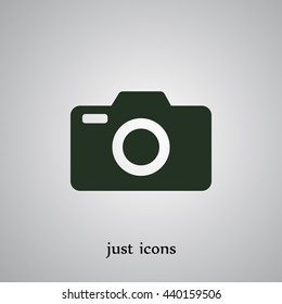 photo camera vector icon