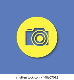 photo camera vector icon