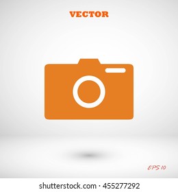 photo camera vector icon