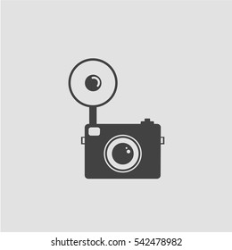 Photo camera Vector icon