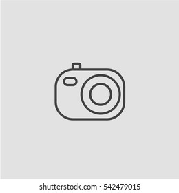 Photo camera Vector icon