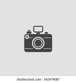 Photo camera Vector icon