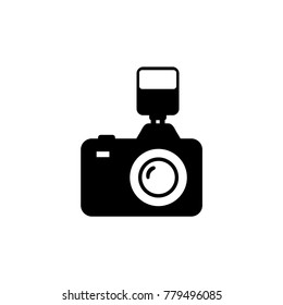 Photo camera vector icon