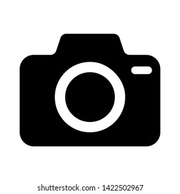 Photo camera vector icon. Cam vector icon. Photo camera illustration symbol for web sites or mobile devise.