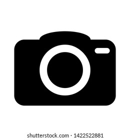 Photo camera vector icon. Cam vector icon. Photo camera illustration symbol for web sites or mobile devise.