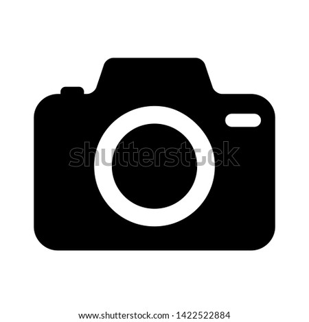 Photo camera vector icon. Cam vector icon. Photo camera illustration symbol for web sites or mobile devise.