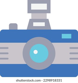 Photo Camera vector icon. Can be used for printing, mobile and web applications.