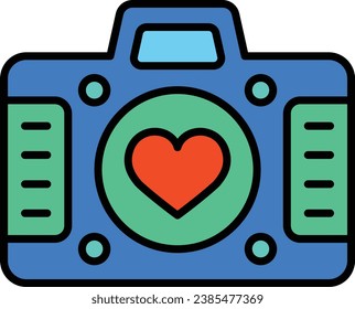Photo Camera vector icon. Can be used for printing, mobile and web applications.