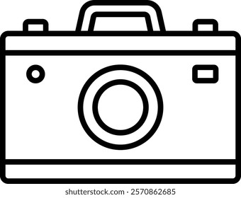 Photo Camera vector icon. Can be used for printing, mobile and web applications.