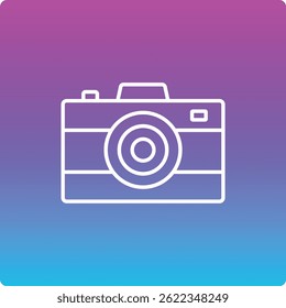 Photo Camera vector icon. Can be used for printing, mobile and web applications.