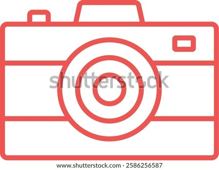 Photo Camera vector icon. Can be used for printing, mobile and web applications.