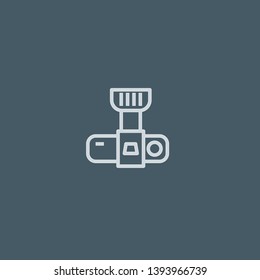 Photo Camera vector icon. Photo Camera concept stroke symbol design. Thin graphic elements vector illustration, outline pattern for your web site design, logo, UI. EPS 10.
