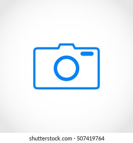 photo camera vector icon, flat design best vector icon